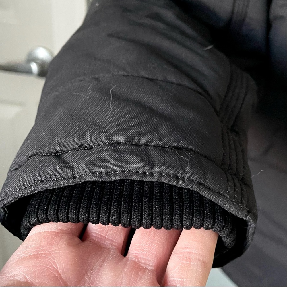 Carhartt Black Hooded Utility Rain Defender Full Zip Winter Snow Jacket Large - Picture 7 of 13